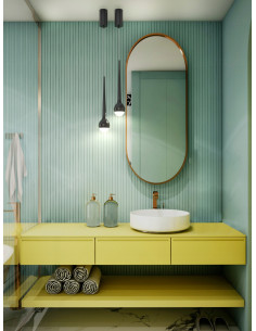 Lampa sufitowa LED Cappi Cromo 5W w srebrnej, nowoczesnej formie – regulowana wysokość do 150 cm, idealna do kuchni i lobby 2