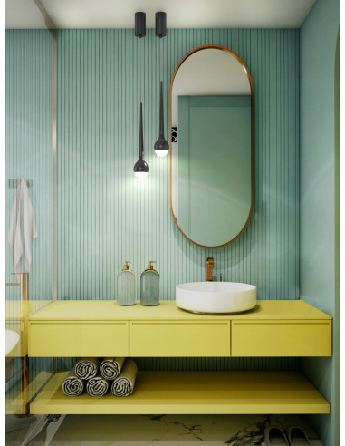 Lampa sufitowa LED Cappi Cromo 5W w srebrnej, nowoczesnej formie – regulowana wysokość do 150 cm, idealna do kuchni i lobby