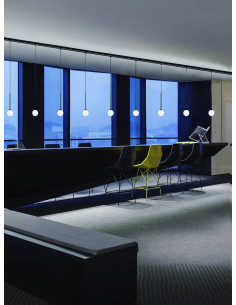 Lampa Wisząca Ota I Track - Elegancki Zwis w Kształcie Kuli do Nowoczesnych Wnętrz i Biur 2