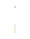 Lampa Wisząca Slimi S Bianco/Złota - Nowoczesny Akcent Glamour do Wnętrz