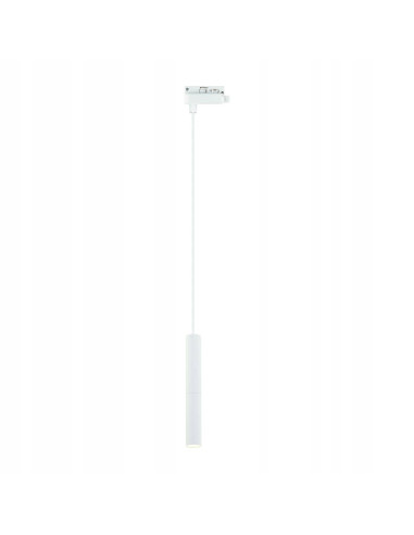 Lampa sufitowa Slimi S Bianco Track - Nowoczesny punkt świetlny w białej metalowej obudowie do stylowych wnętrz