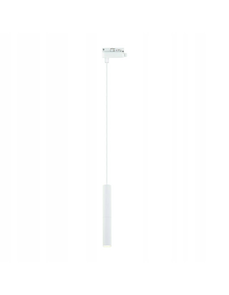 Lampa sufitowa Slimi S Bianco Track - Nowoczesny punkt świetlny w białej metalowej obudowie do stylowych wnętrz