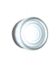 Kinkiet LED Orria - Minimalistyczny lampa ścienna regulowana, biały metalowy, do korytarza i klatki schodowej