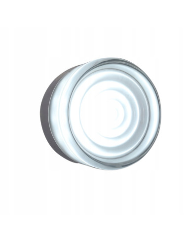 Kinkiet LED Orria - Minimalistyczny lampa ścienna regulowana, biały metalowy, do korytarza i klatki schodowej