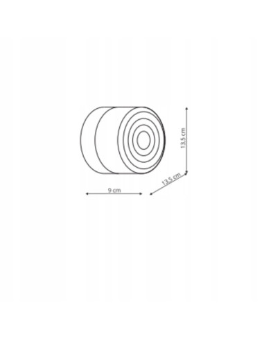 Kinkiet LED Orria - Minimalistyczny lampa ścienna regulowana, biały metalowy, do korytarza i klatki schodowej