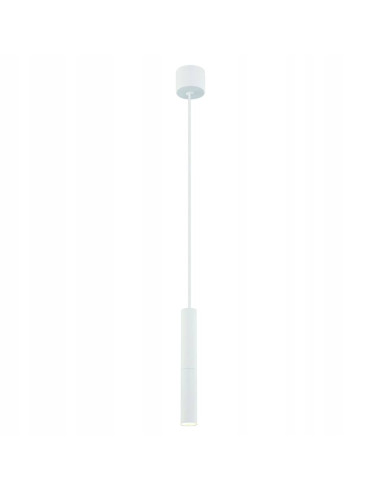 Lampa wisząca Slimi S Bianco – minimalistyczny punkt świetlny w stylu loftowym do nowoczesnych wnętrz