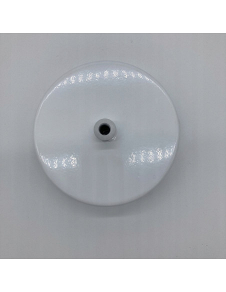 Lampa wisząca SAUCER – Nowoczesny design w białym kolorze z drewnianymi akcentami do kuchni i salonu