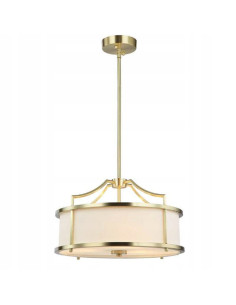 Lampa wisząca Stanza Old Gold S - elegancki żyrandol w satynowym złocie do kuchni, holu i jadalni.