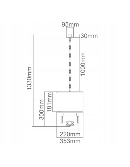 Żyrandol Casa Gold Elegance z beżowym kloszem – luksusowa lampa do eleganckich wnętrz