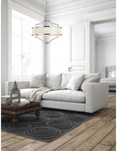 Żyrandol Stesso Old Gold S – Klasyczna lampa wisząca z metalowym wykończeniem w starym złocie, elegancki detal do wnętrz 2