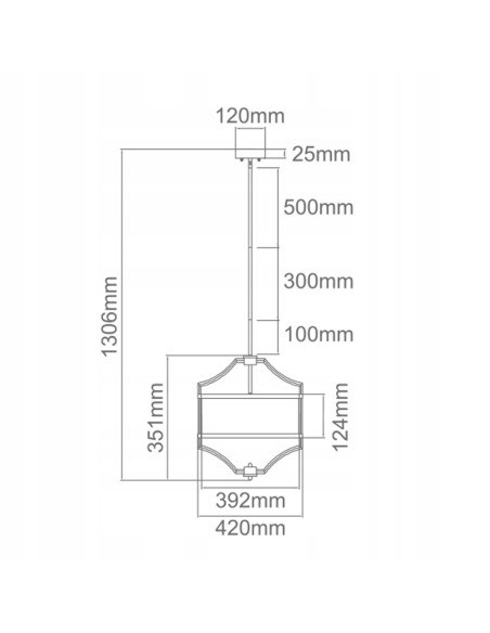 Nowoczesny Żyrandol Beżowy Stesso Cromo S - Eleganckie Oświetlenie do Salonów, Jadalni i Sypialni, 4-punktowe