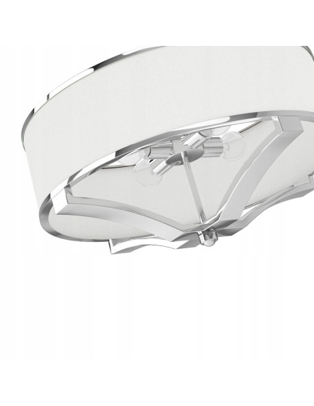 Lampa wisząca Gerdo Cromo w odcieniach beżu i bieli - nowoczesny element oświetleniowy do kuchni i jadalni