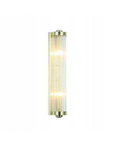 Lampa Ścienna Fiatto Parette w Starym Złocie - Elegancki Kinkiet do Wnętrz Glamour i Hamptons