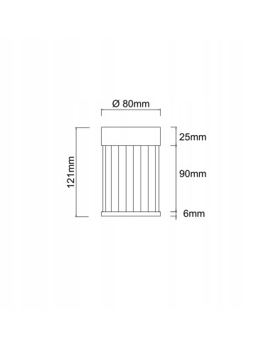 Lampa sufitowa Fiatto PL Old Gold 8 - Elegancki okrągły spot z diamentowego szkła i patynowanej oprawy