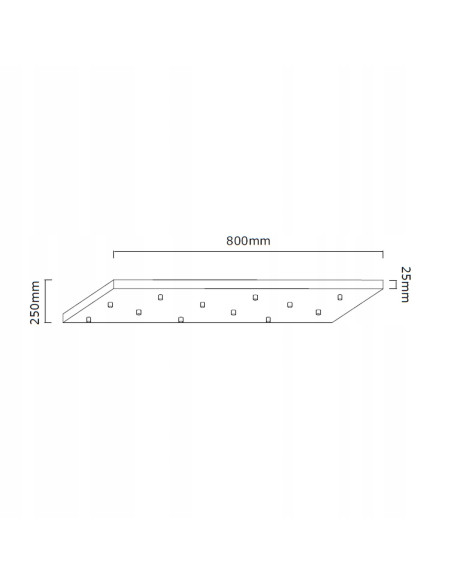Żyrandol Ero XII Gold 80x25 - Luksusowa dekoracja do jadalni, salonu i biura w nowoczesnym stylu minimalizmu.