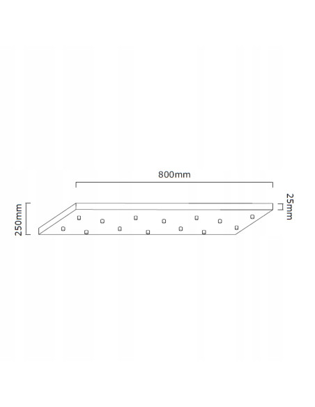 Lampa sufitowa Ero XIV Nero 80x25 - nowoczesny minimalistyczny design z eleganckimi białymi kulami