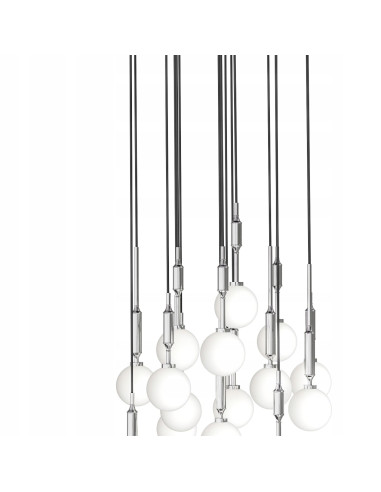 Żyrandol New Hampton OR85419 z Perłami na Srebrnych Uchwytach - Eleganckie Oświetlenie do Jadalni i Lobby