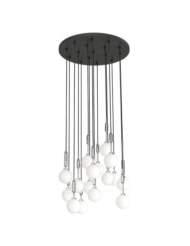 Żyrandol New Hampton OR85419 z Perłami na Srebrnych Uchwytach - Eleganckie Oświetlenie do Jadalni i Lobby