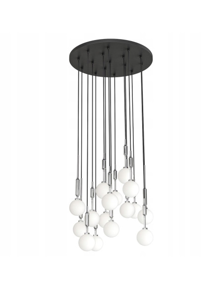 Żyrandol New Hampton OR85419 z Perłami na Srebrnych Uchwytach - Eleganckie Oświetlenie do Jadalni i Lobby