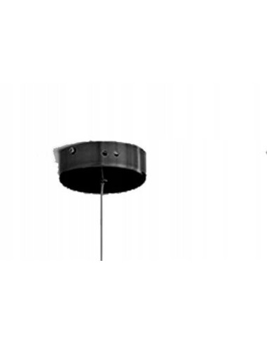 Lampa wisząca ARCTIC w kolorze grafitowym - nowoczesne oświetlenie LED z kryształami do jadalni i kuchni