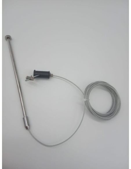 Lampa wisząca ARCTIC w kolorze grafitowym - nowoczesne oświetlenie LED z kryształami do jadalni i kuchni