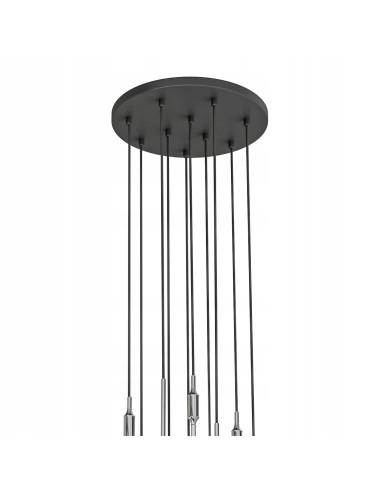 Nowoczesny żyrandol Ero X Cromo 40 - elegancka lampa wisząca do wnętrz komercyjnych i domowych