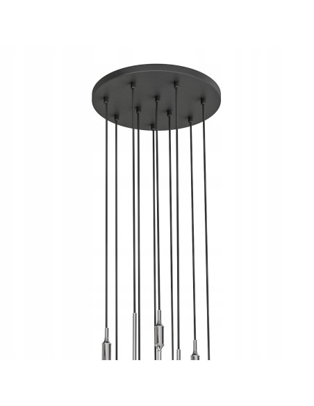 Nowoczesny żyrandol Ero X Cromo 40 - elegancka lampa wisząca do wnętrz komercyjnych i domowych