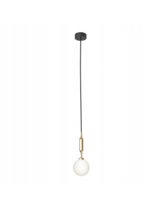 Lampa wisząca Ero I Gold A - elegancki zwis z jednym źródłem światła do nowoczesnych wnętrz i restauracji