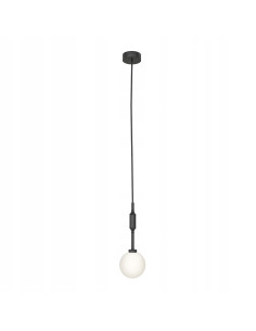 Lampa wisząca Ero I Nero B – Elegancka lampa z mlecznym kloszem w minimalistycznym stylu do każdego wnętrza