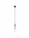 Lampa wisząca Ero I Nero B – Elegancka lampa z mlecznym kloszem w minimalistycznym stylu do każdego wnętrza
