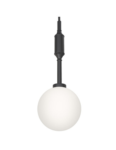 Lampa wisząca Ero I Nero B – Elegancka lampa z mlecznym kloszem w minimalistycznym stylu do każdego wnętrza
