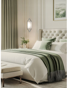 Lampa sufitowa Zundo Satynowa Nikiel 20 cm - Luksusowy element do nowoczesnych wnętrz w stylu glamour 2