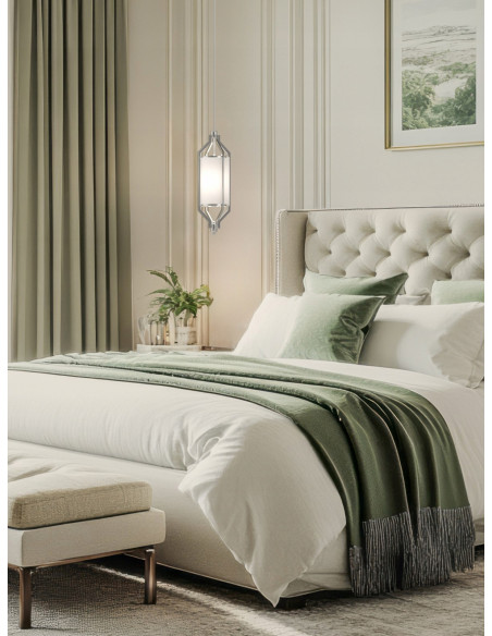 Lampa sufitowa Zundo Satynowa Nikiel 20 cm - Luksusowy element do nowoczesnych wnętrz w stylu glamour