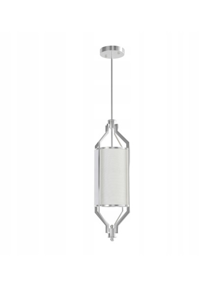 Lampa sufitowa Zundo Satynowa Nikiel 20 cm - Luksusowy element do nowoczesnych wnętrz w stylu glamour