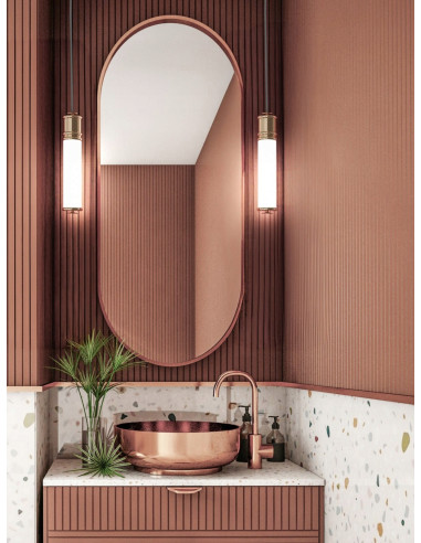 Lampa Wisząca OMI GOLD - Elegancka Cylindryczna Lampa LED z Białym Kloszem i Złotym Wykończeniem do Wnętrz