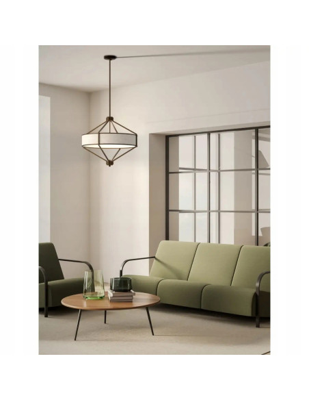 Lampa sufitowa Zundo Old Gold 60 cm - elegancki element dekoracyjny w stylu glamour i nowoczesnym