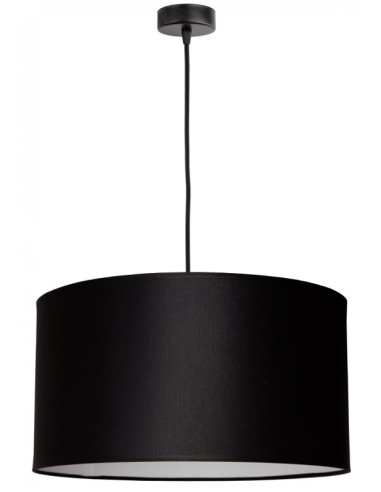 Elegancka lampa wisząca INDIGO z cylindrycznym abażurem – nowoczesny design do salonu i jadalni, dostępna w różnych kolorach.