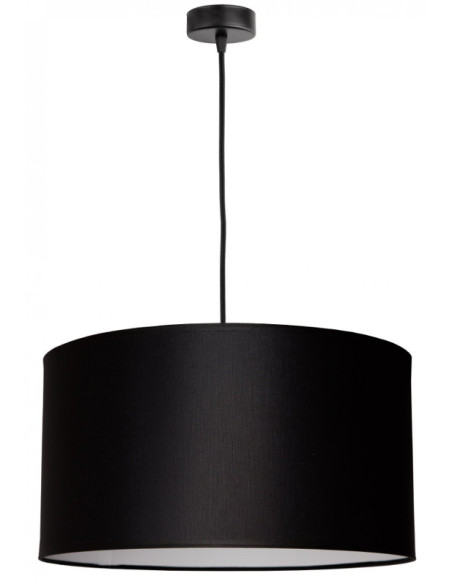 Elegancka lampa wisząca INDIGO z cylindrycznym abażurem – nowoczesny design do salonu i jadalni, dostępna w różnych kolorach.