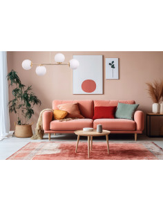 Lampa wisząca SIENA w złocie z białymi kloszami, 4xE14 - eleganckie oświetlenie do kuchni i jadalni 2