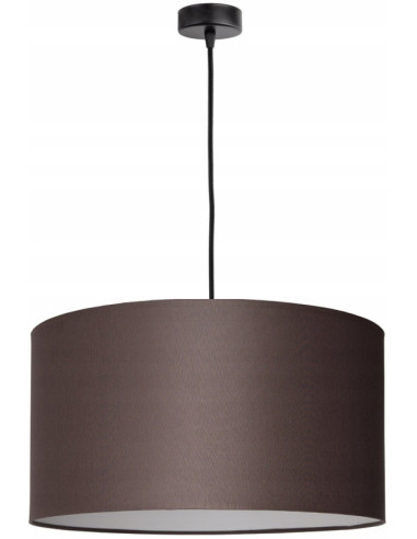 Elegancka lampa wisząca INDIGO z cylindrycznym abażurem – nowoczesny design do salonu i jadalni, dostępna w różnych kolorach.