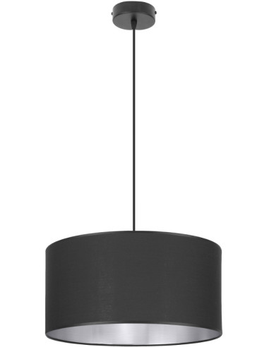 Elegancka lampa wisząca INDIGO z cylindrycznym abażurem – nowoczesny design do salonu i jadalni, dostępna w różnych kolorach.