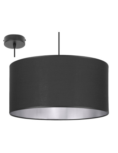 Elegancka lampa wisząca INDIGO z cylindrycznym abażurem – nowoczesny design do salonu i jadalni, dostępna w różnych kolorach.