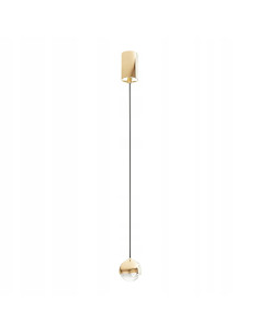 Lampa wisząca BOLICIANA GOLD - nowoczesny pożądany element wystroju wnętrz z energooszczędnym oświetleniem LED.