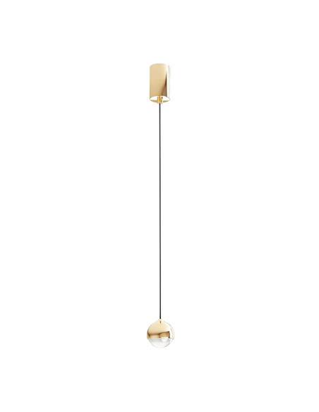 Lampa wisząca BOLICIANA GOLD - nowoczesny pożądany element wystroju wnętrz z energooszczędnym oświetleniem LED.