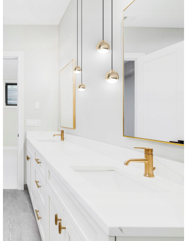 Lampa wisząca BOLICIANA GOLD - nowoczesny pożądany element wystroju wnętrz z energooszczędnym oświetleniem LED.