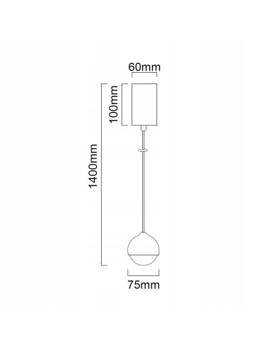 Lampa wisząca BOLICIANA GOLD - nowoczesny pożądany element wystroju wnętrz z energooszczędnym oświetleniem LED.