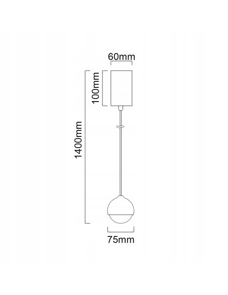 Lampa wisząca BOLICIANA GOLD - nowoczesny pożądany element wystroju wnętrz z energooszczędnym oświetleniem LED.