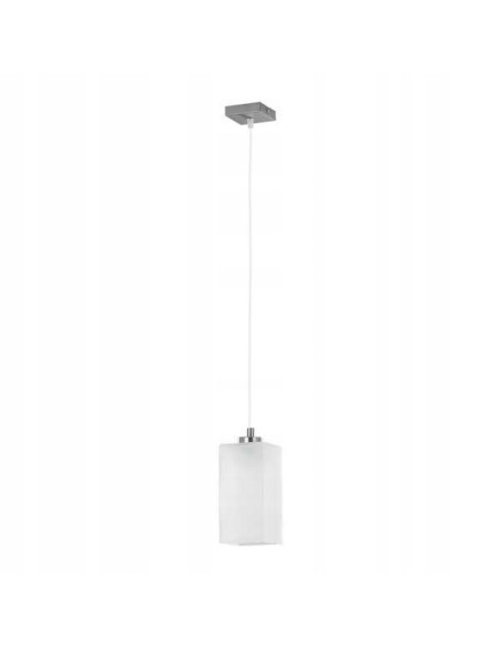 Lampa wisząca ICE CHROM - nowoczesne oświetlenie LED do kuchni i salonu, regulowany zwis 110 cm, elegancki design