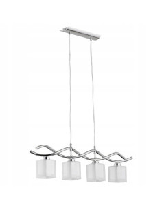 Nowoczesny żyrandol ILLUSION z metalowymi akcentami, 4-punktowe oświetlenie do eleganckiego wnętrza 2