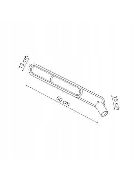 Plafon LED Parma 1 - Czarno-biały z regulacją barwy światła, nowoczesne oświetlenie do wnętrz i korytarzy